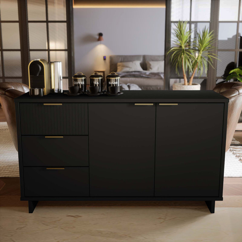 Buffet 55 "Granville, Noir