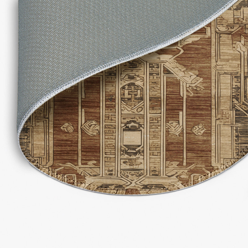 Tapis intérieur et extérieur ArtDeco, Rond 5 pi