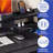 Balconera 65'' L Shaped Desk With Power Outlets, LED Lights & Monitor Stand-105529343
