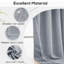 Aspire Homeware Linen 100% Blackout Curtain Pair for Hotel Style Bedroom Comfort-20591627-20591626