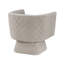 Fauteuil pivotant de 1 pièce, fauteuil confortable à dossier rembourré à motif de losanges, fauteuil confortable-536127246