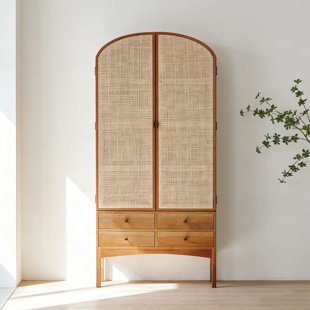 Brown living room cabinet