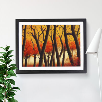 An Enigmatic Autumn Forest - Framed Print