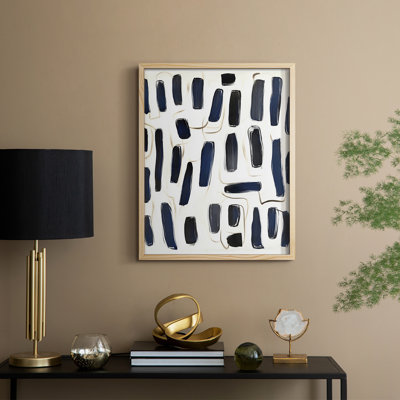 ABSTRACT Series DLxxV, reproduction encadrée - bois massif