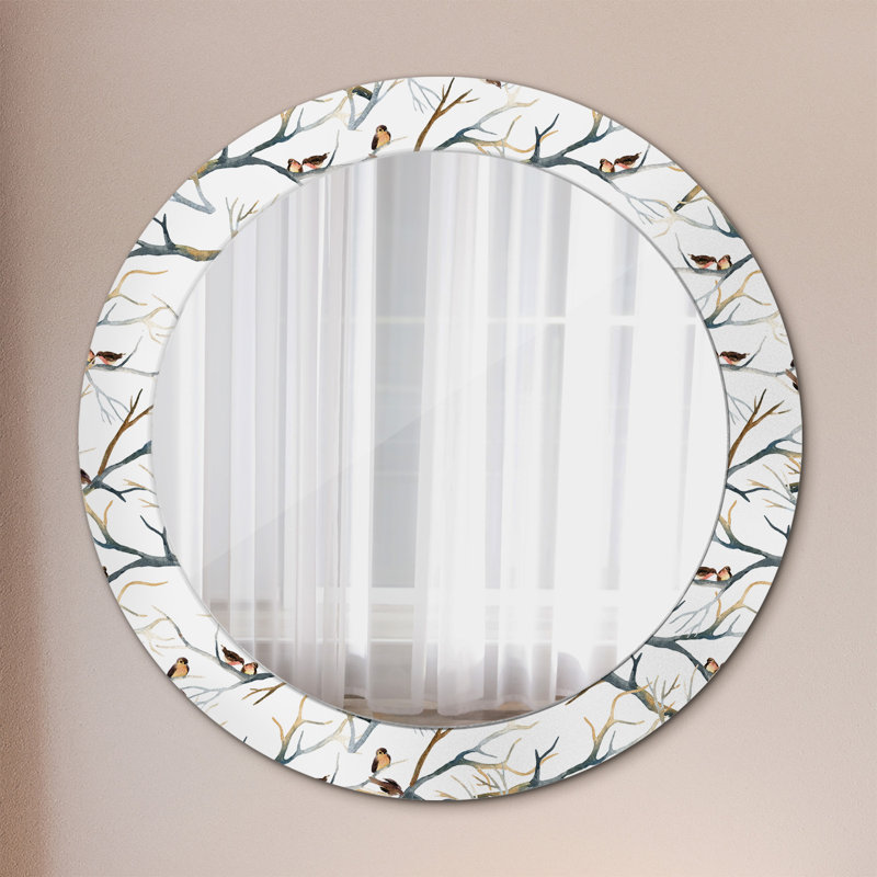 Huldar Glass Flat Wall Mirror