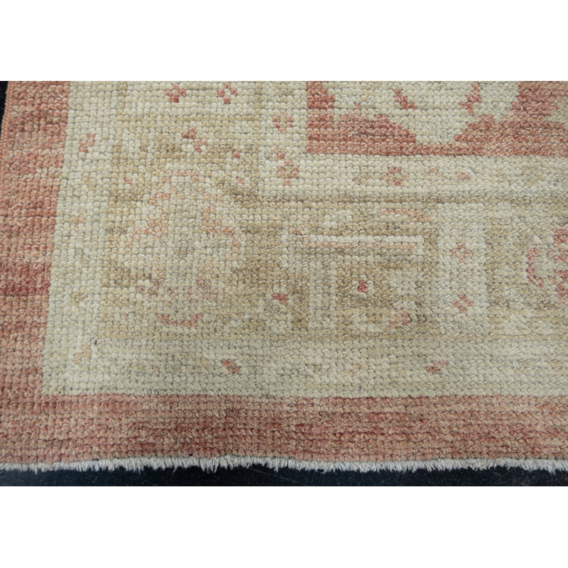 Tekara Hand Knotted Wool Area Rug in Gray
