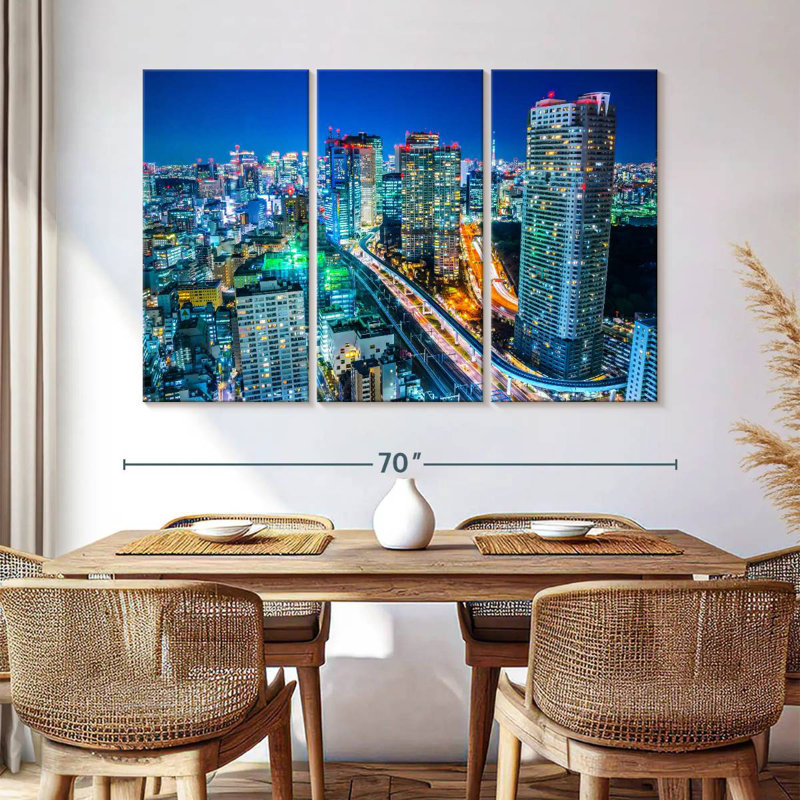 Sireci Bustling Tokyo, 42" H x 65" W