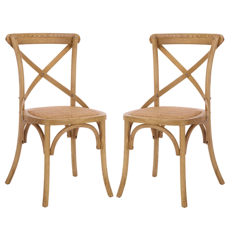 Ladores 18.5'' H Oak Side Chair, Natural
