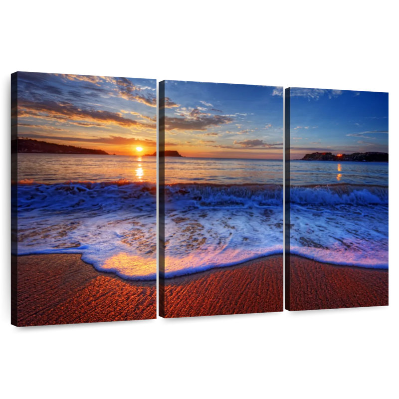 Gillard Sunset Waves, H 28 po x l 45 po