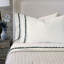 Drap plat en percale de coton de qualité égyptienne 200 fils Monterosa-88084580