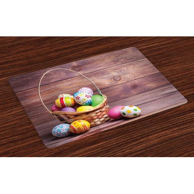 Pineview Easter Flowers Placemat