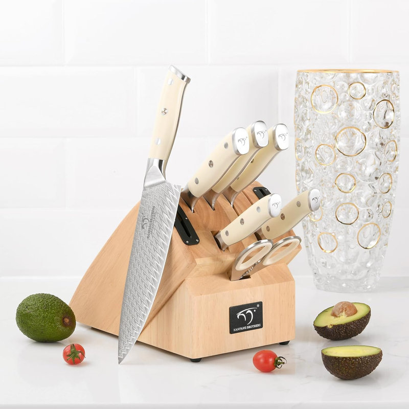 10-Piece VG10 Damascus Knife Set