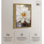Art floral sur toile Vase doré-105316372-105316369