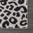 Mariska Modern Leopard Print Performance Dark Gray Rug-371079351