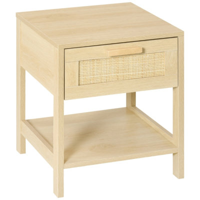 Nadine 40cm W Manufactured Wood Bedside Table