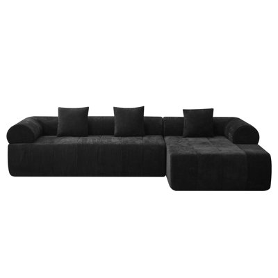 2-Piece Sofa with Chaise & Arm Chair