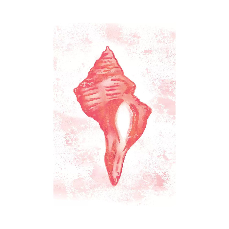 Coral Blush I by Louise Allen - Wrapped Canvas Gallery-Wrapped Canvas Giclée, 66.04 cm H x 45.72 cm W x 3.175 cm D