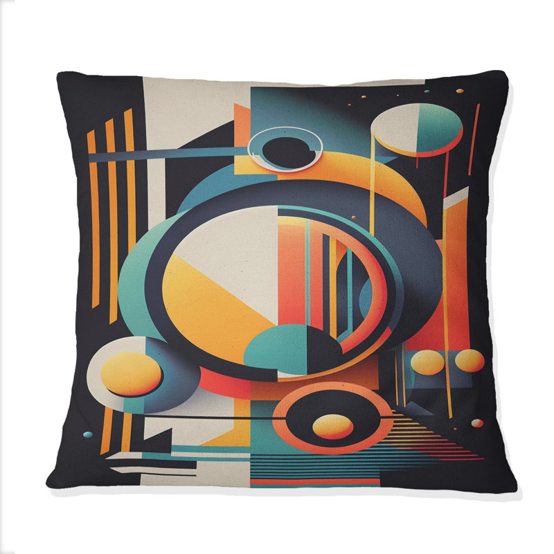 Coussin Minimal Bauhaus Dimensions IV - Abstract