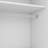 3-Door Shutter Wardrobe With Shelves, White