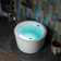 41'' x 41'' Freestanding Acrylic Round White Bathtub with Integrated Seat, Non-Slip Design