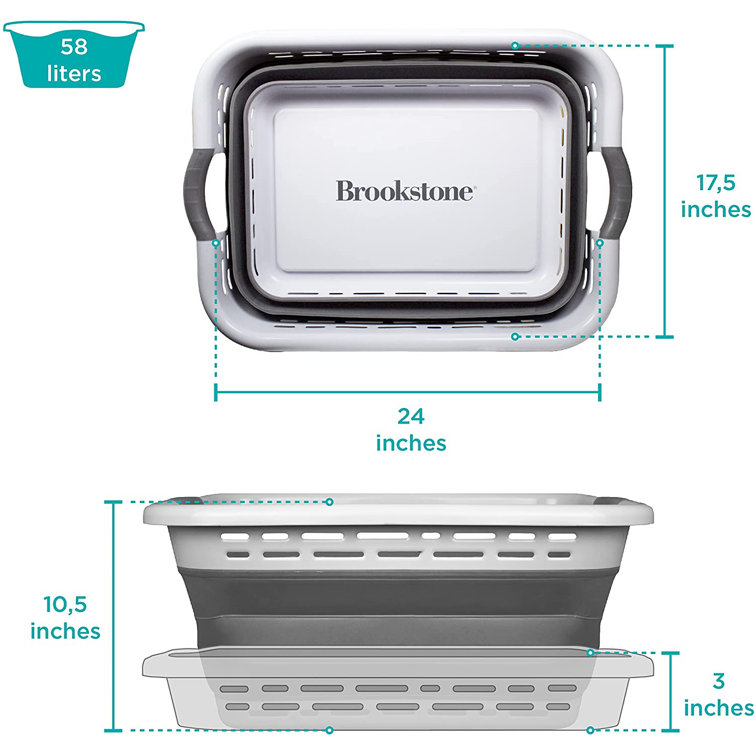 BROOKSTONE Collapsible Laundry Baskets