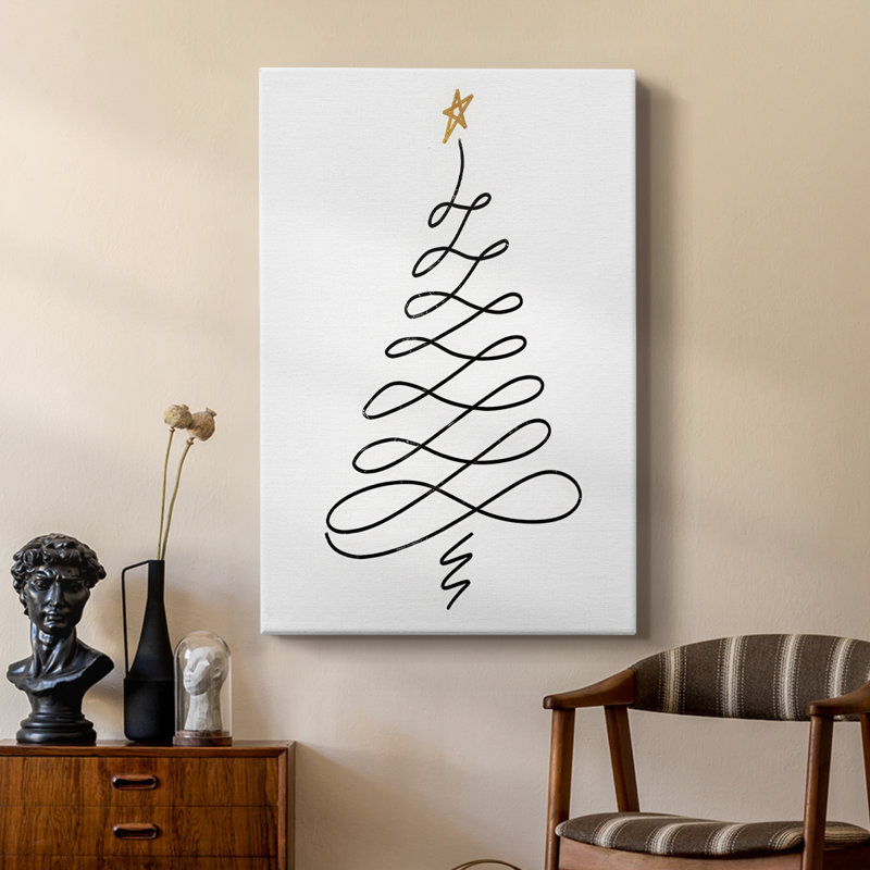 Arbre de Noël III - galerie Cavas sur mesure, H 12 po x l 8 po