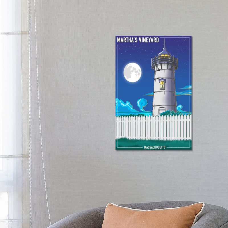 Martha’s Vineyard 1 Piece Wrapped Canvas Wall Art, 66.04 cm H x 45.72 cm W x 1.91 cm D