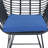 Buschi Round Wicker Rattan Patio Waterproof Seating Set with Cushions and Table-554873188-554873184