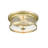 Transitional 2 Light Round Flush Mount-1301100543