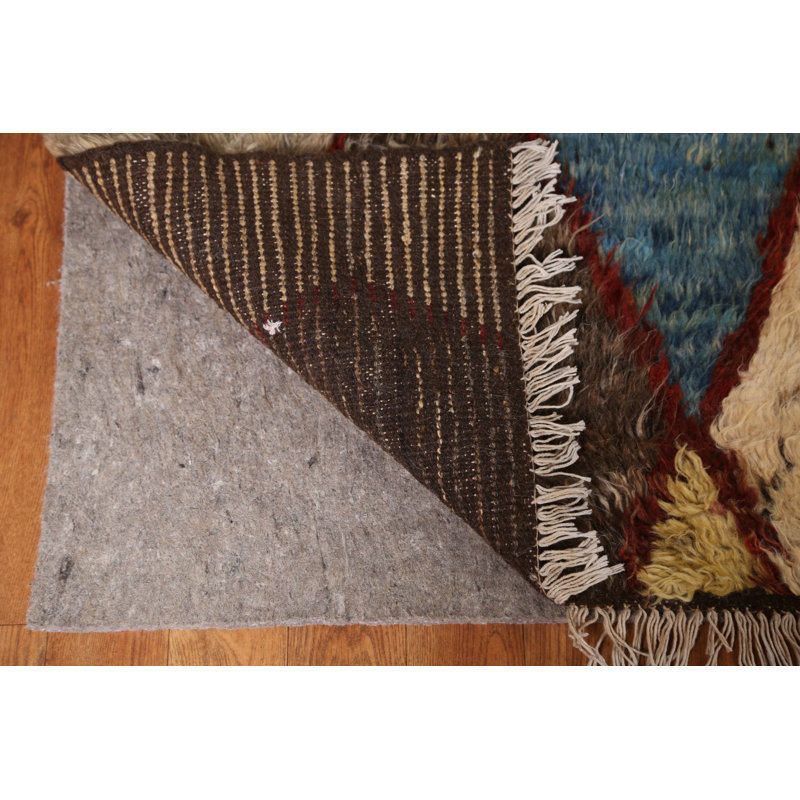 Grand tapis marocain noué à la main Trellis 11 x 14