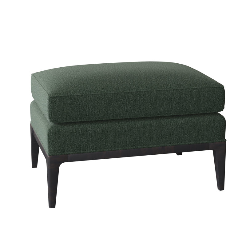 Claxton Ottoman, Espresso, Venice Linen