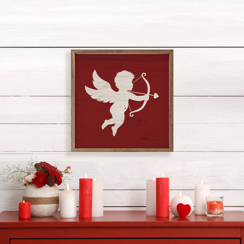 Cupid Red, 24" H x 24" W