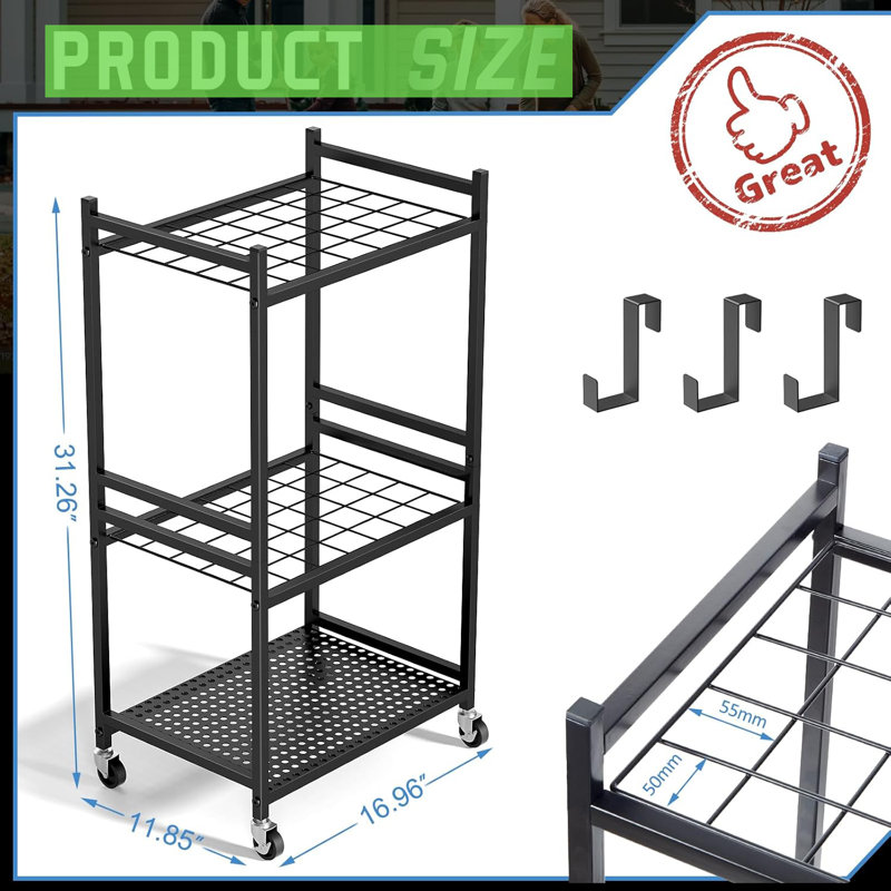 Garden Storage Box With Wheels
