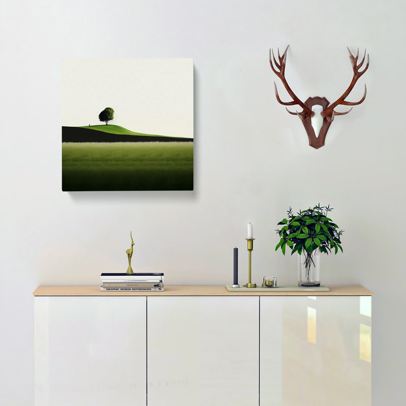 Meadow Minimalism - No Frame Print, 35cm H x 35cm W x 3cm D