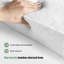 Causeuse-coussin verte standard 100% polyester