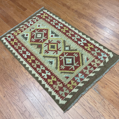  Tapis en laine fabriqué à la main Kilim