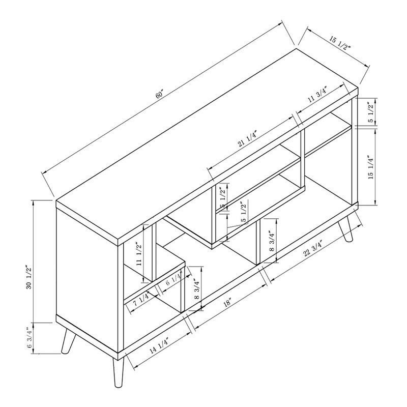 Emely TV Stand for TVs up to 65"