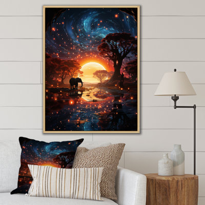«Steff African Celestial Safari II», reproduction sur toile