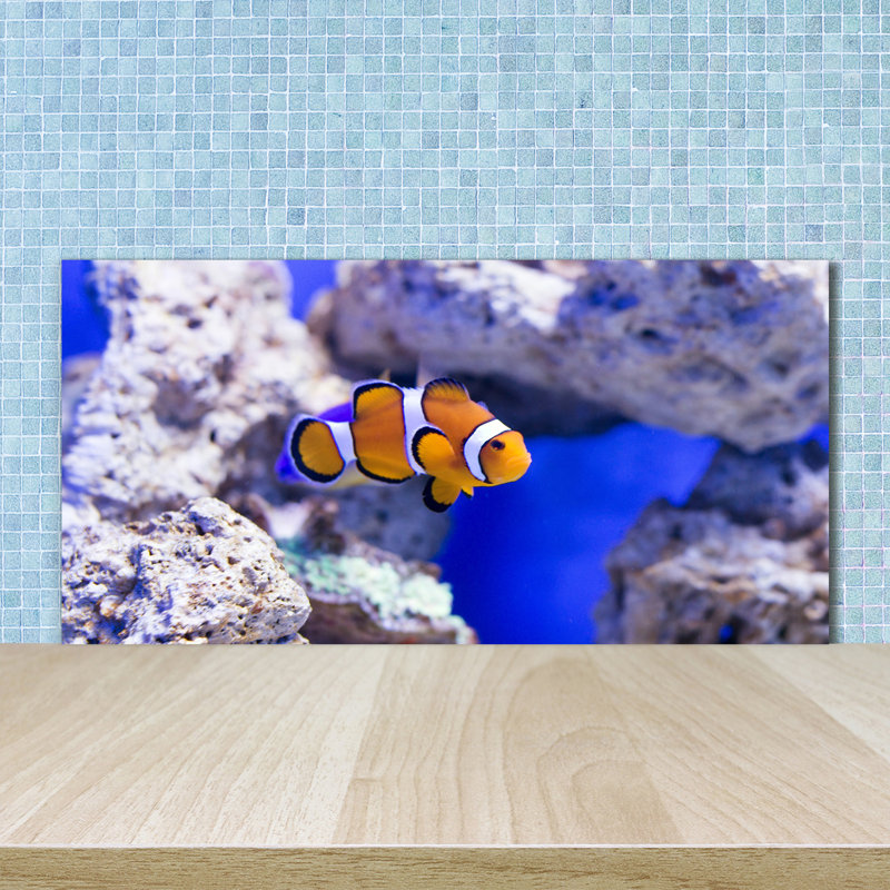 50cm W x 100cm L Glass Peel and Stick Panel