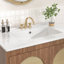 Meuble-lavabo simple 30 po avec comptoir en céramique-882805490