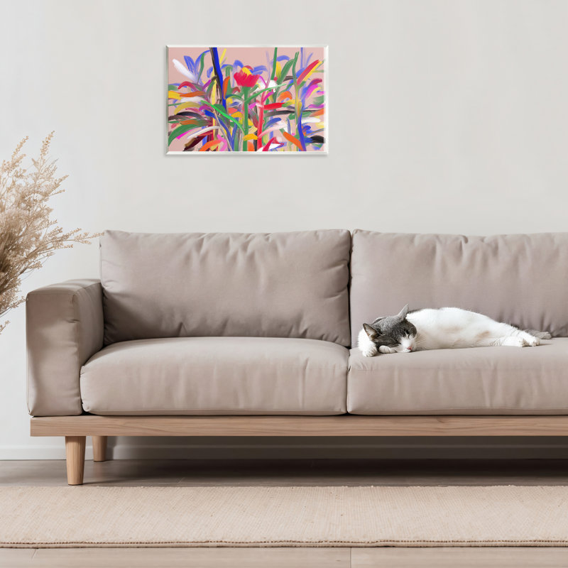 Plaque murale Blooming Garden Expression, design par Atelier Posters, H 10 po x l 15 po