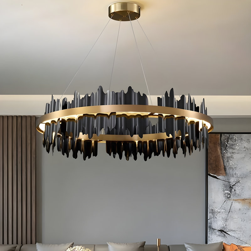 Benius 1 - Light Chandelier LED Chandelier, 15cm H x 100cm W x 100cm D