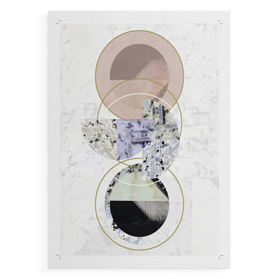 Inner Circles I - Impression sur toile seulement - NON-CADRE