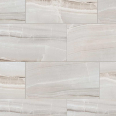Carreau de marbre et de plancher en porcelaine 13 po x 26 po Amsterdam