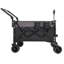 Chariot pliable multifonctionnel à roulettes avec poignée pivotante et roues tout-terrain à 360 ° - Conception robuste et réglable, grande capacité de transport, d'épicerie et d'utilisation à l'extérieur-113640582