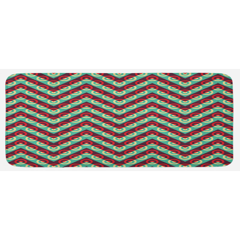 Tapis de cuisine circle
