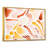 " Retro Graphic Elements In Orange And Yellow I " Painting Print-67232893-67232895