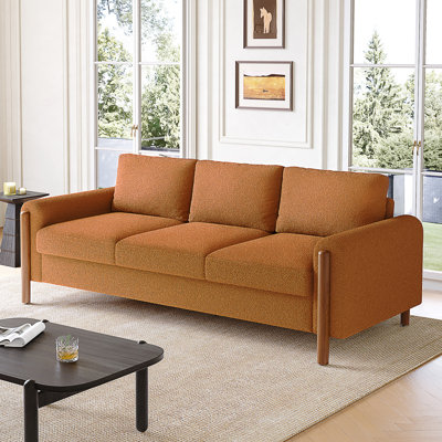 Contemporary 3-Seater Upholstered Sofa