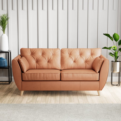 Marylin 3 Seater Leather Sofa