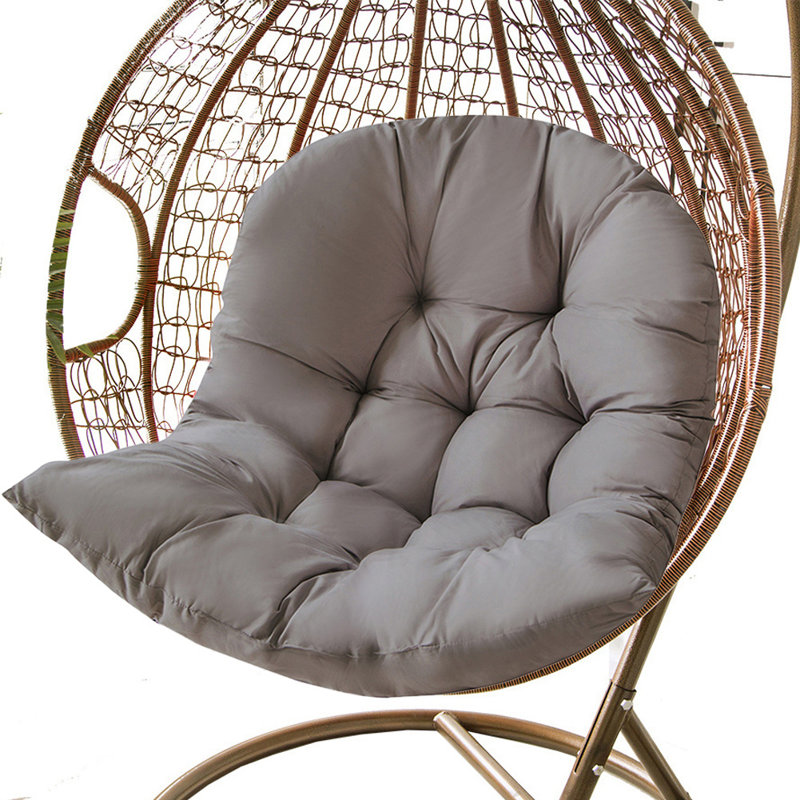 Outdoor Seat Cushion, Dark Grey